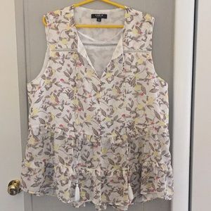 Women’s Peplum Blouse - NWOT - Size Large